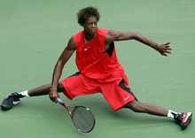 GaelMonfils and his EXO3 prince racquet